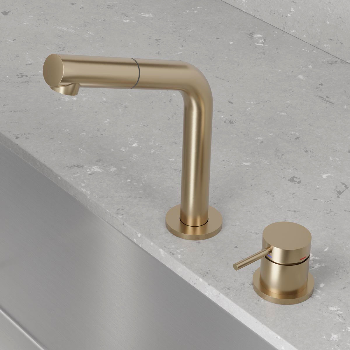 ScandTap Harmonized B2P Küchenarmatur, Champagne