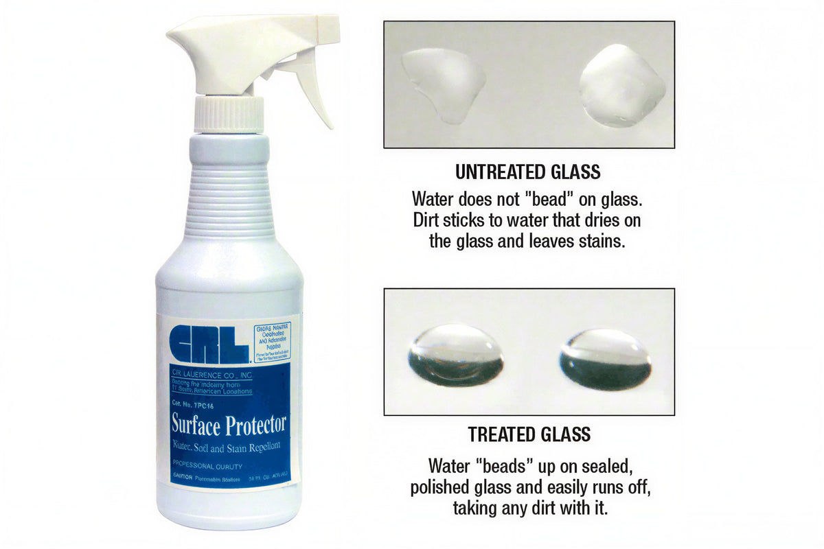 Glas-Versiegelung wasserabweisend transparent 473 ml für Duschglas, Art.Nr. TPC16