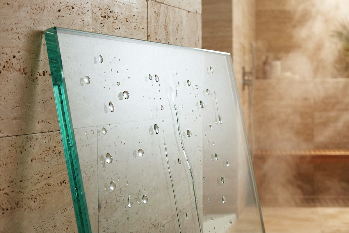 Anti-Korrosionsglas SGG Timeless Planiclear (korrosionsbeständiges ESG) für Duschtrennwände
