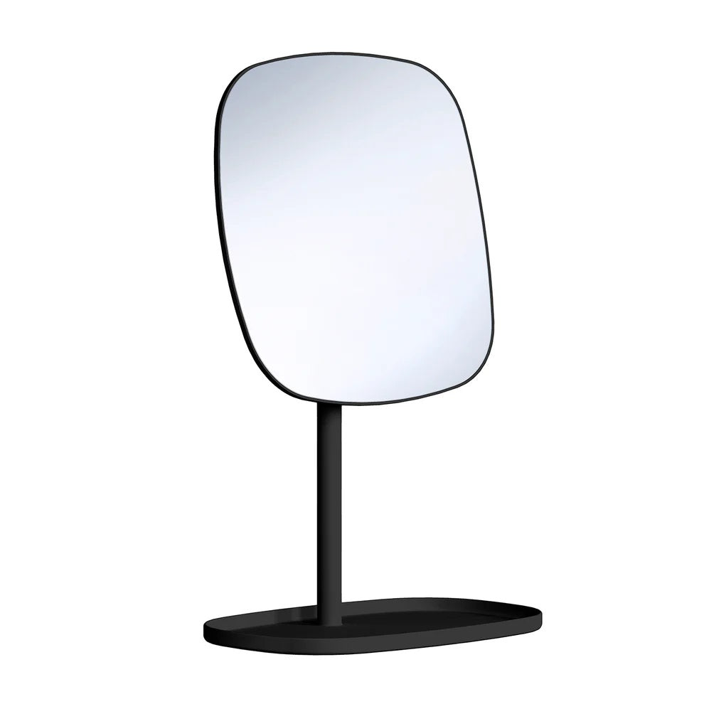 Tischspiegel Satin Square mit Schmuckablage – Modernes Design, klare Sicht, praktische Organisation