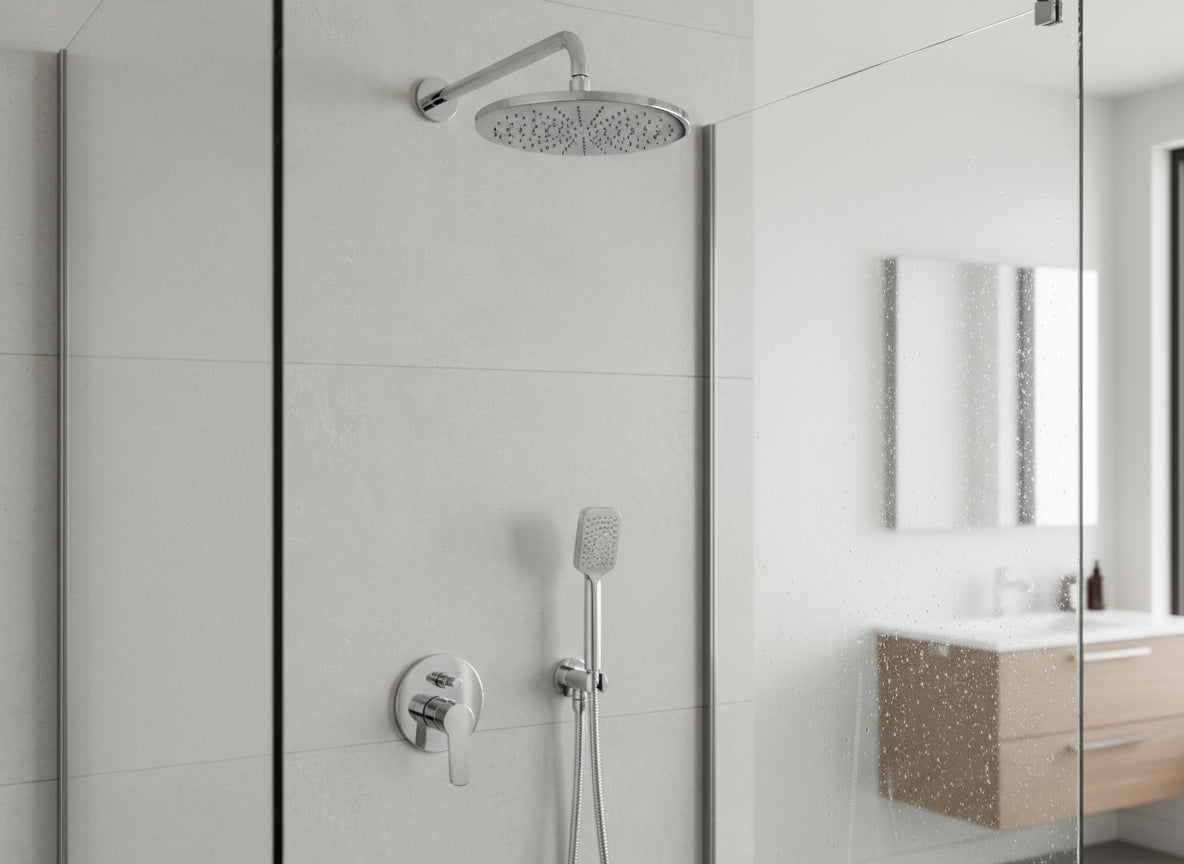 Vigour Kopfbrause V1 200 mm rund verchromt – 1/2", Regendusche – Art.Nr. V12KB20R