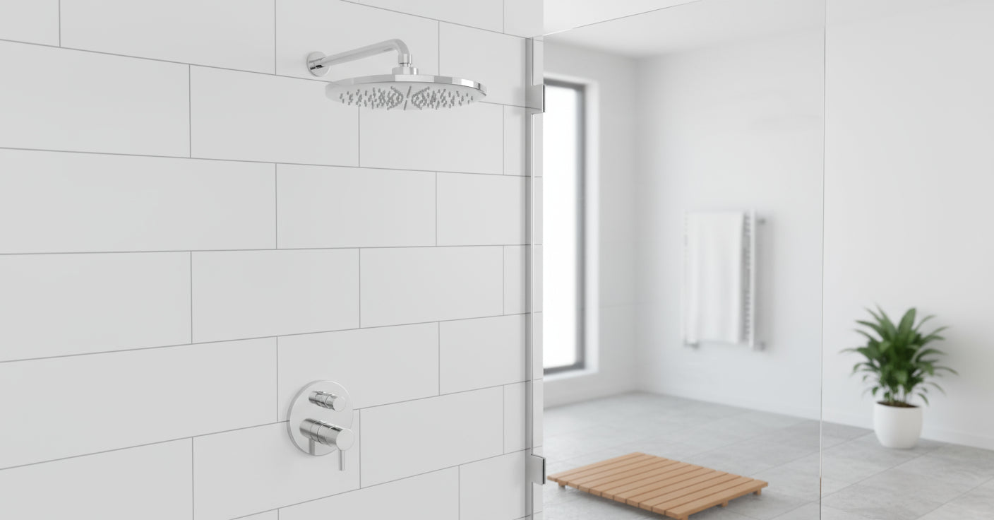 Vigour Kopfbrause V1 200 mm rund verchromt – 1/2", Regendusche – Art.Nr. V12KB20R