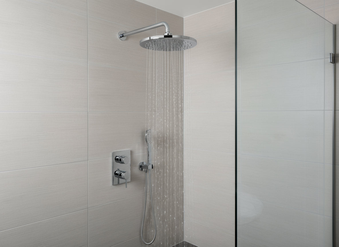 Vigour Kopfbrause V1 200 mm rund verchromt – 1/2", Regendusche – Art.Nr. V12KB20R