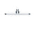 VIGOUR individual 1.0 Kopfbrause – 250 x 250 mm, quadratisch, Chrom