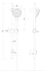 Brausegarnitur mit Handbrause – 1 Strahlart, chrom, 600 mm Wandstange