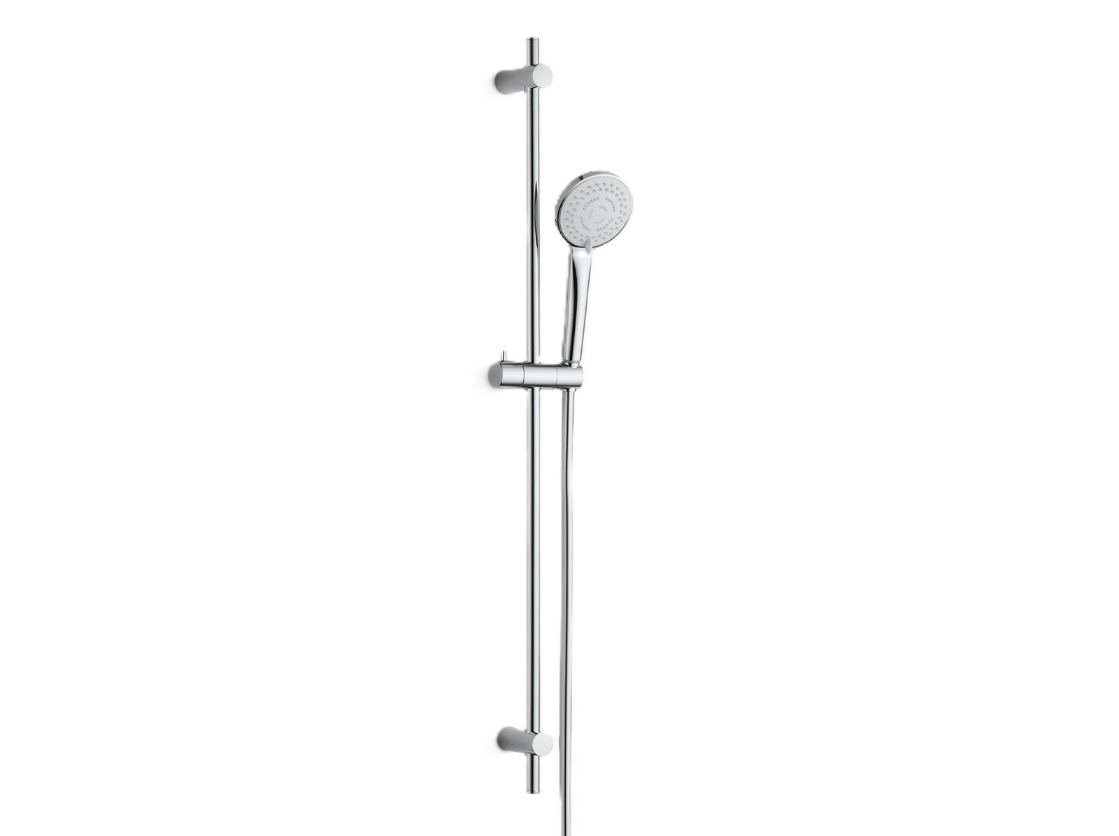 VIGOUR Brausegarnitur Individual 1.0 | 3 Strahlarten | 90 cm Wandstange | Chrom mit Antikalk