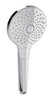 Handbrause mit 3 Strahlarten – rund, 120 mm, chrom