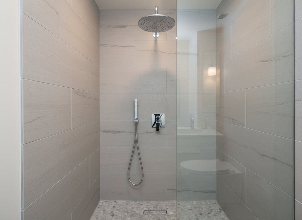 Vigour Kopfbrause V2 250 mm rund verchromt – Brausefläche weiß, 1/2" – Art.Nr. V22KB25R