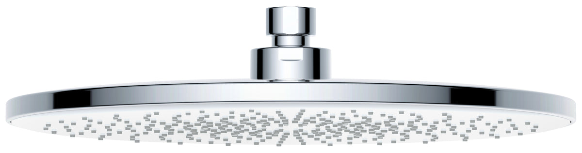 Vigour Kopfbrause V2 250 mm rund verchromt – Brausefläche weiß, 1/2" – Art.Nr. V22KB25R