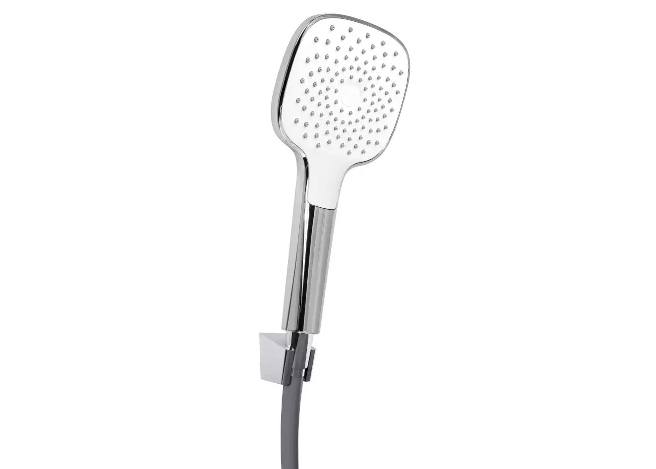 Vigour V2 Wannenset, Brausehalter mit Schlauch und 1-strahliger Handbrause, Regenstrahl, Art.Nr. V22WS1R