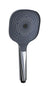 Handbrause mit 3 Strahlarten – verchromt, 130 mm, Softedge
