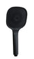Handbrause mit 3 Strahlarten – schwarz matt, 130 mm, Softedge