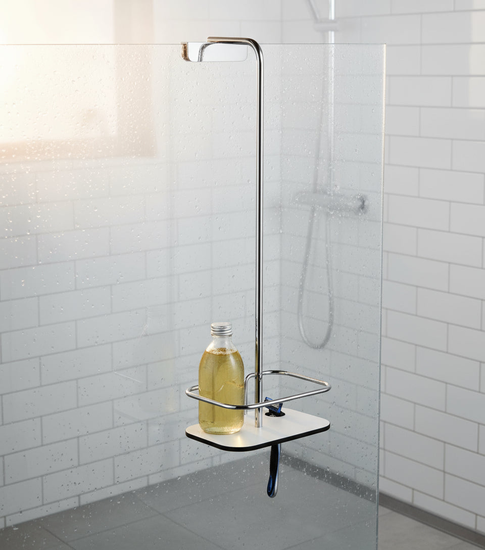 Vipa Duschablage mit innovativem Design, HPL, Glaswandmontage, 30950