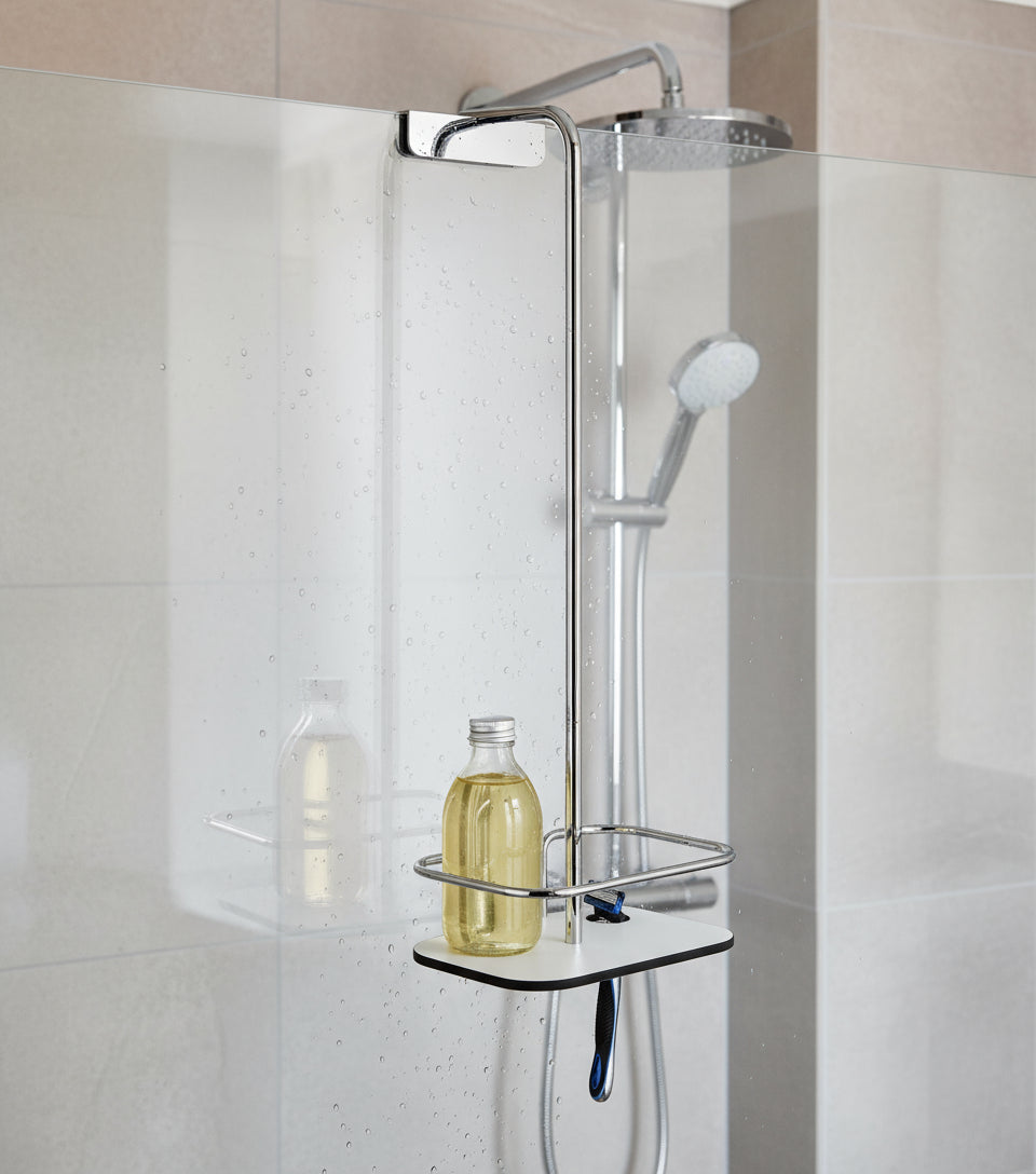 Vipa Duschablage mit innovativem Design, HPL, Glaswandmontage, 30950