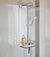 Vipa Duschablage mit innovativem Design, HPL, Glaswandmontage, 30950