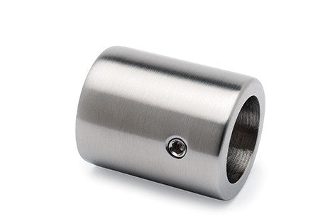 V2A-Wandflansch 516 – 90° Ø 19 mm, Blindmontage für Stabistange