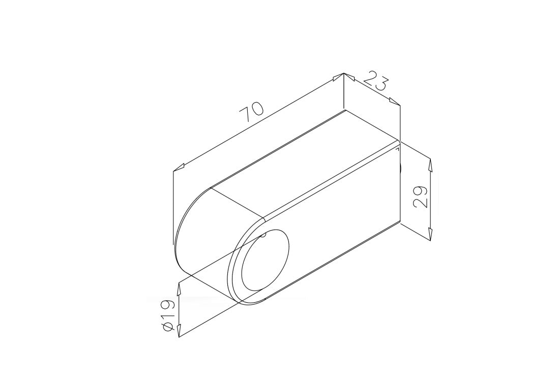 Badreling-Set 100 cm – V2A Edelstahl Ø 19 mm, komplett