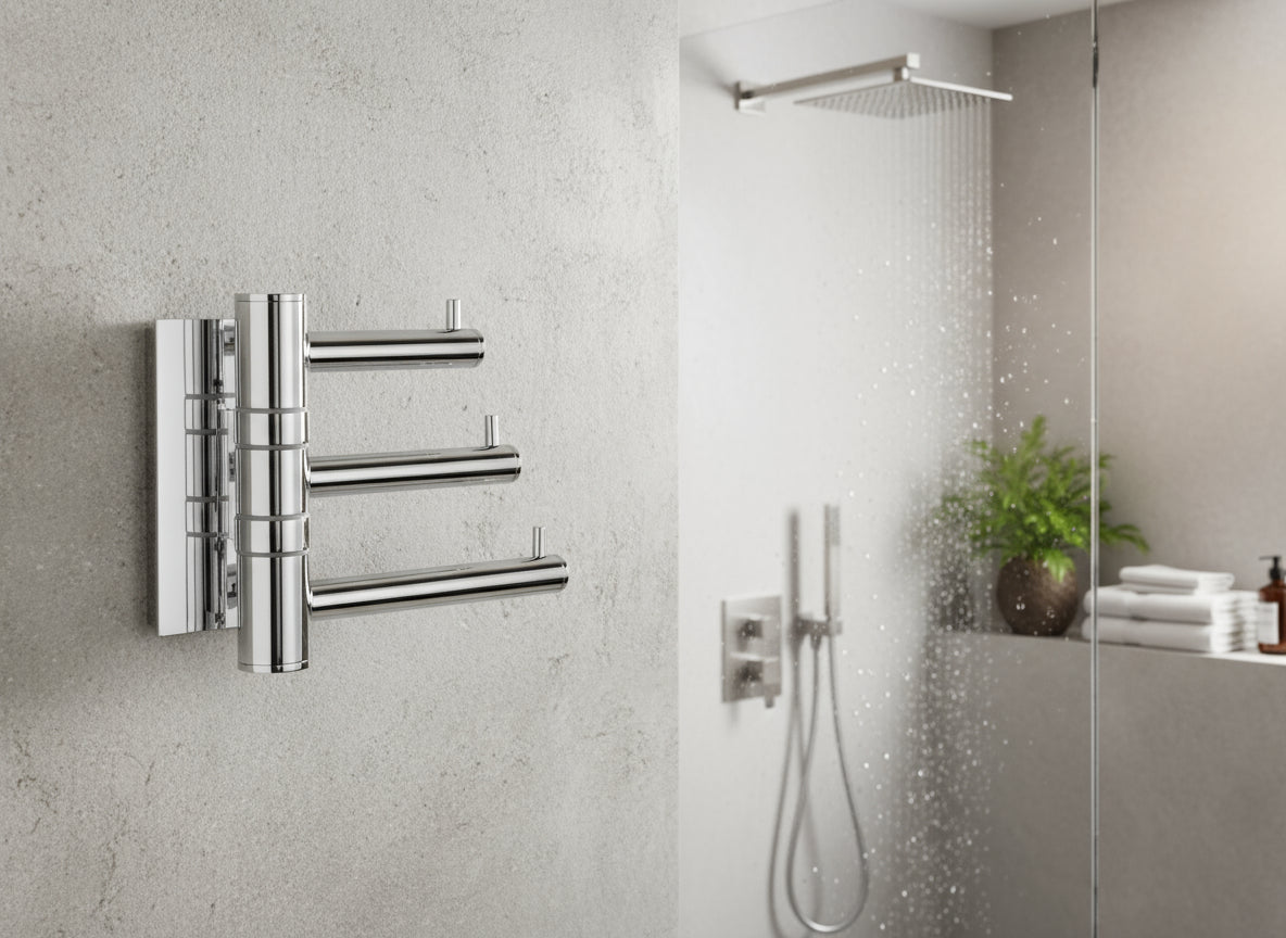Schwenkbarer Dreierhaken – Praktisch, elegant und platzsparend