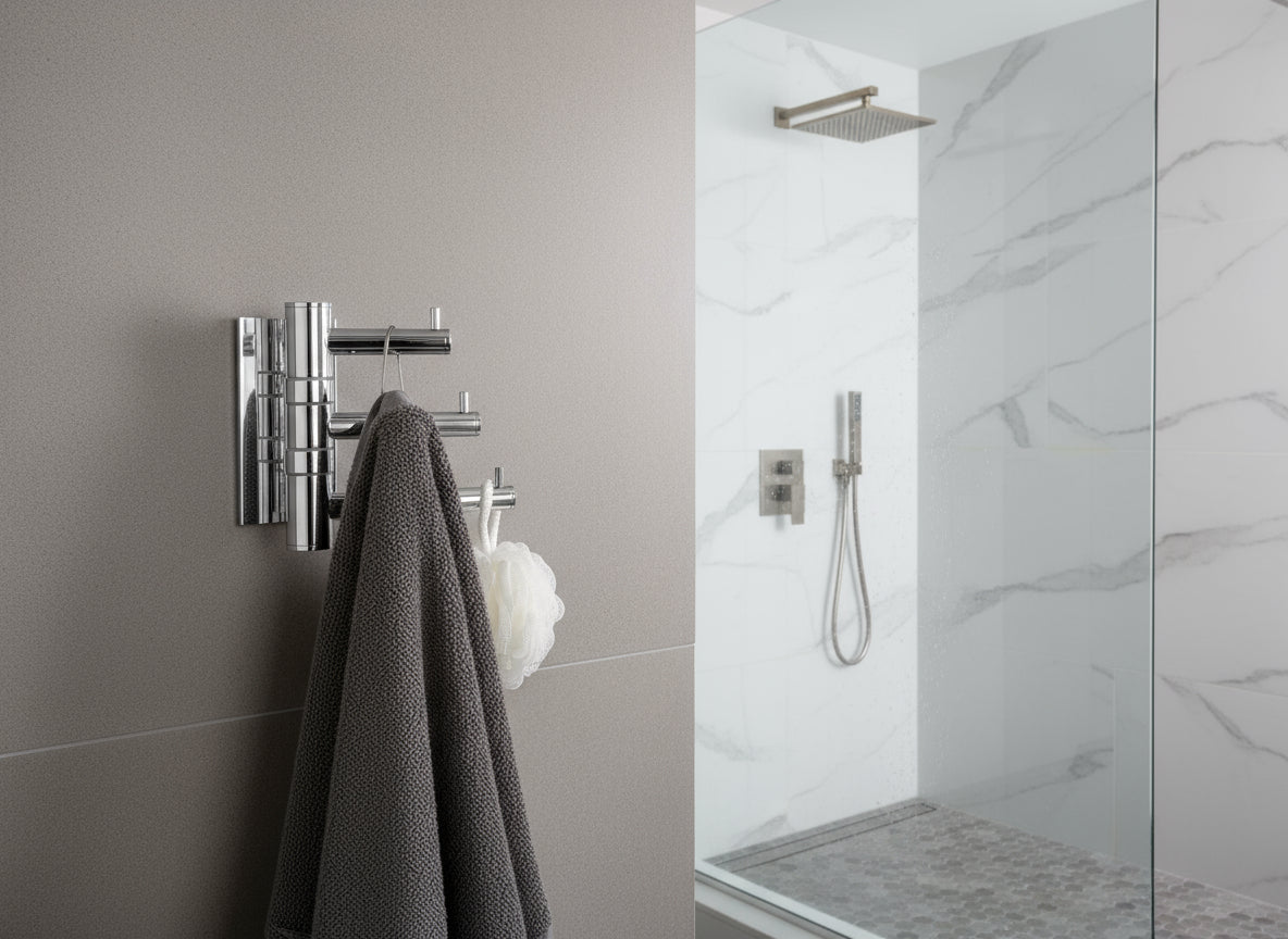 Schwenkbarer Dreierhaken – Praktisch, elegant und platzsparend