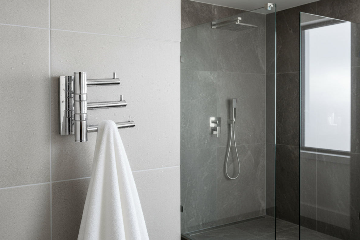 Schwenkbarer Dreierhaken – Praktisch, elegant und platzsparend