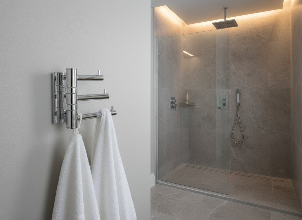 Schwenkbarer Dreierhaken – Praktisch, elegant und platzsparend