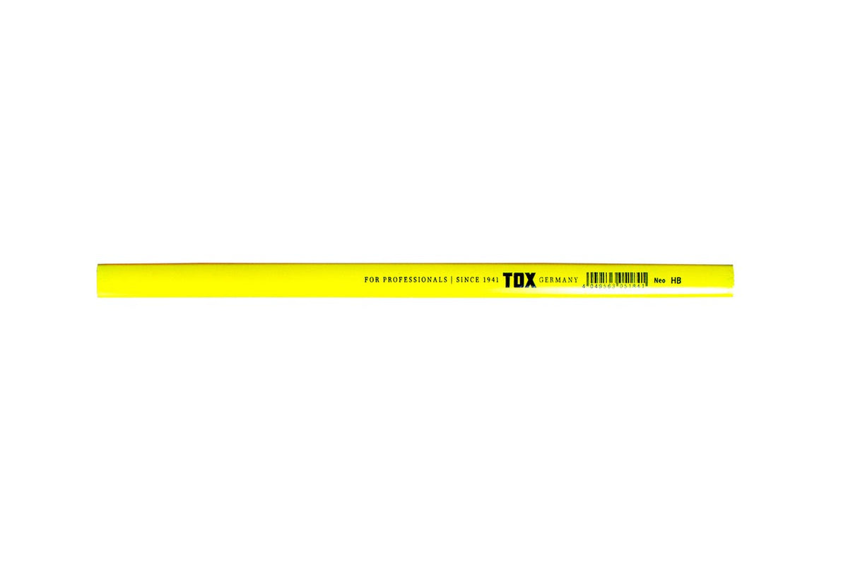 TOX Zimmermanns-Bleistift Neon – 250 mm, Härtegrad HB