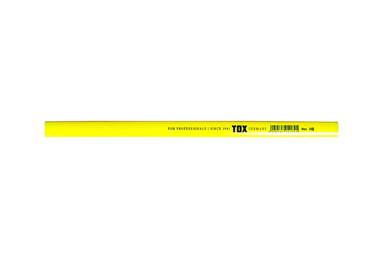TOX Zimmermanns-Bleistift Neon – 250 mm, Härtegrad HB