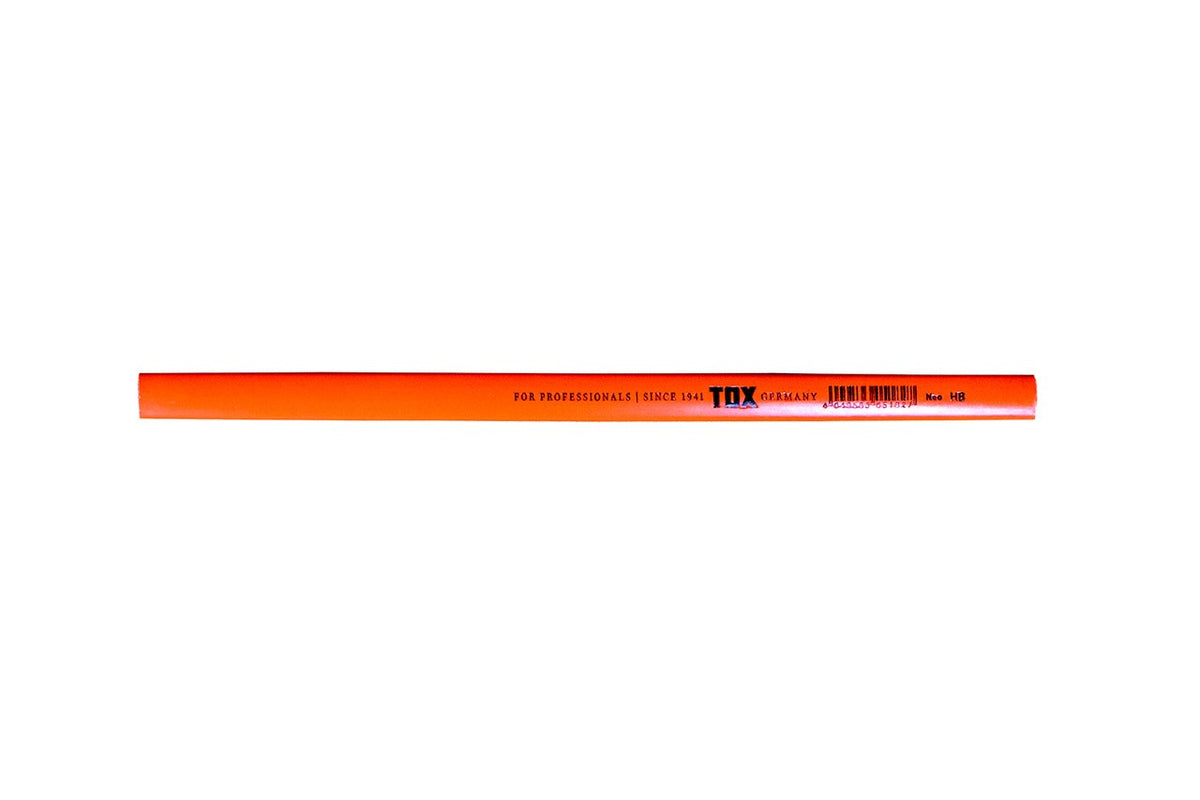 TOX Zimmermanns-Bleistift Neon – 250 mm, Härtegrad HB