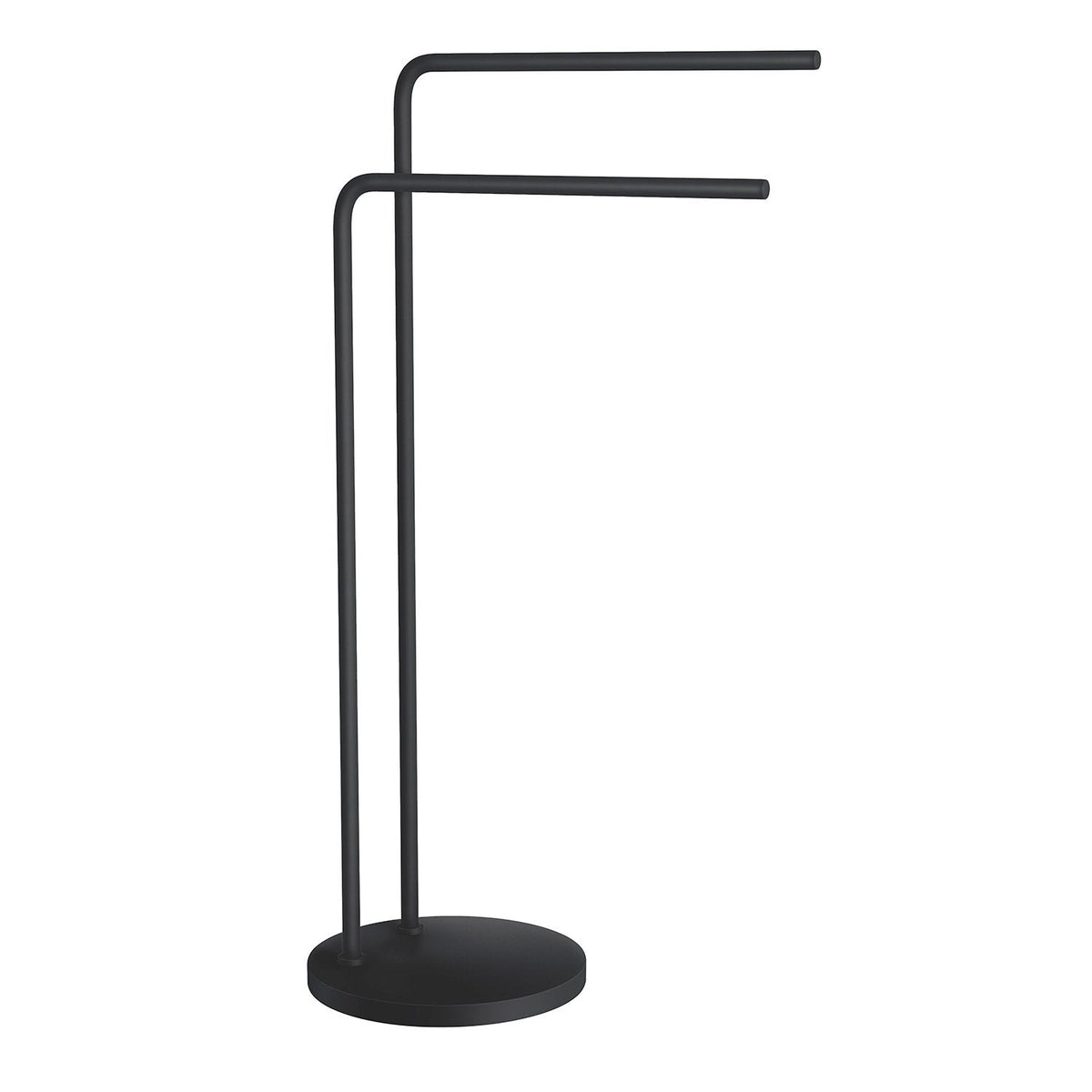 Badetuchhalter Standmodell zweiarmig Schwarz