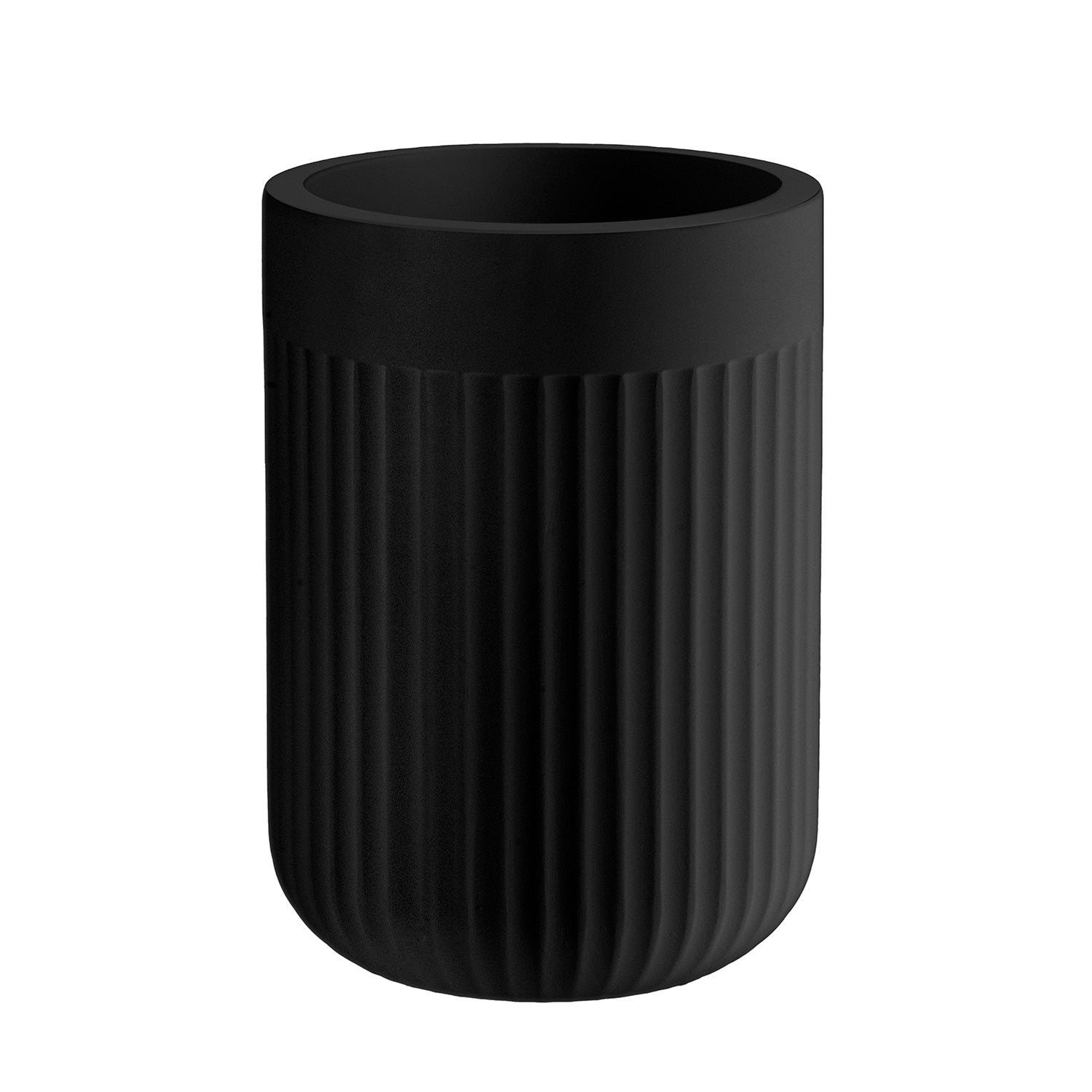 Zahnputzbecher freistehend, Schwarz