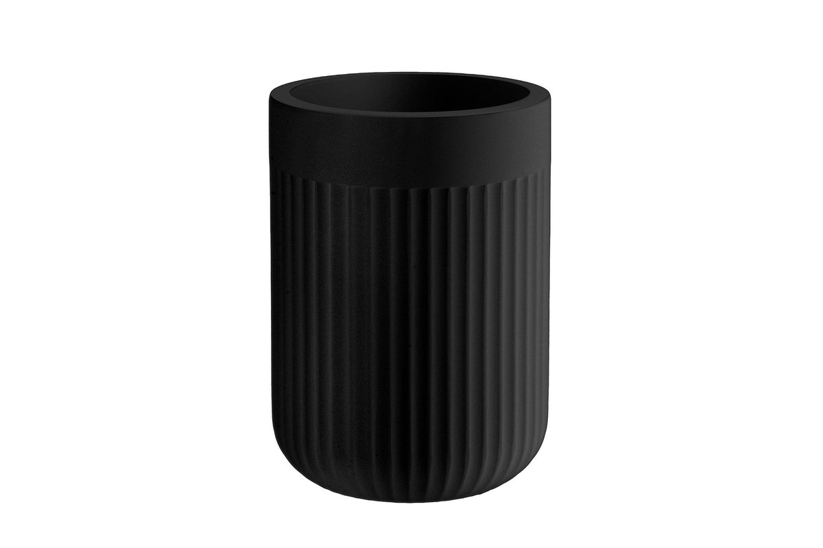 Zahnputzbecher freistehend, Schwarz