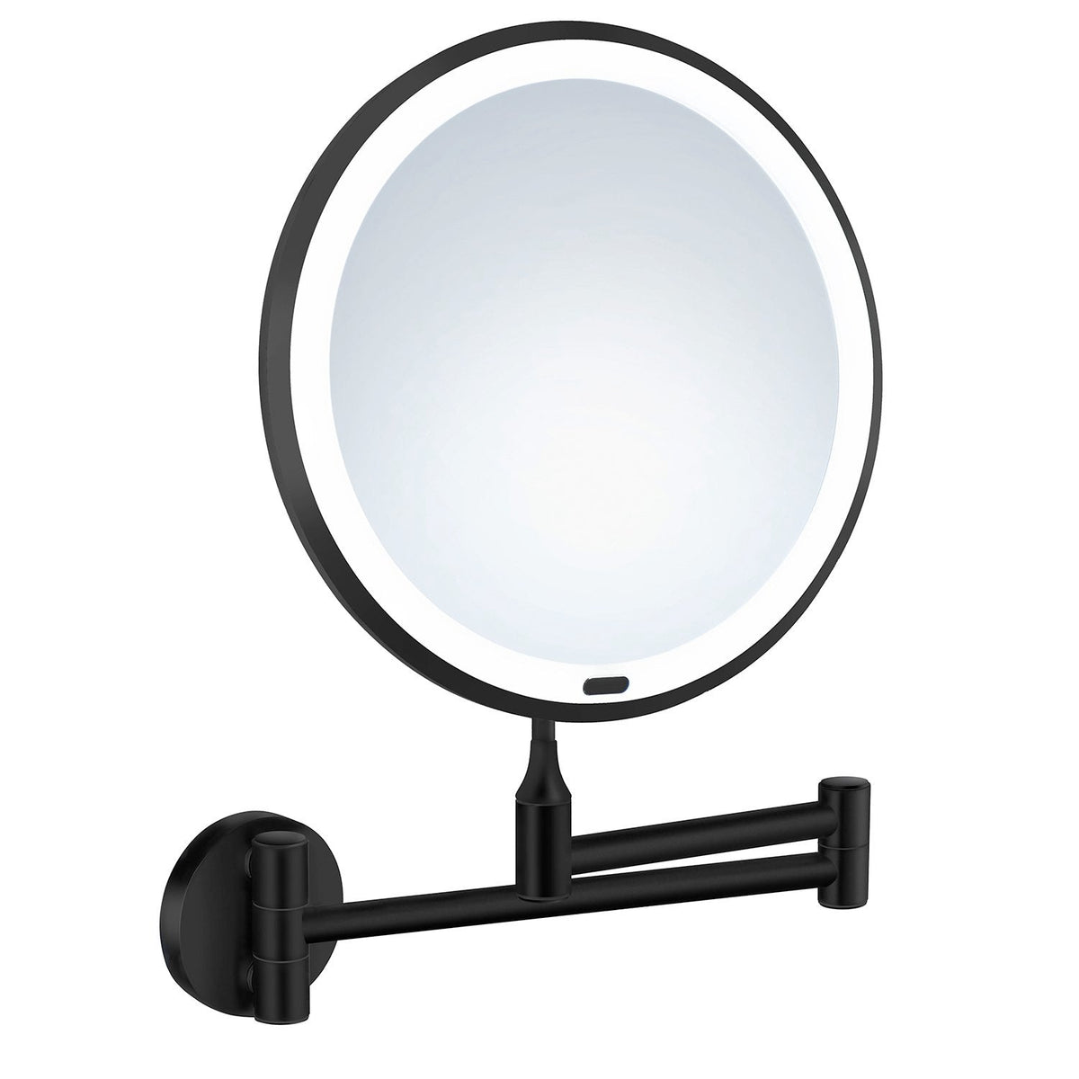 Kosmetikspiegel LED Wandmodell Schwarz