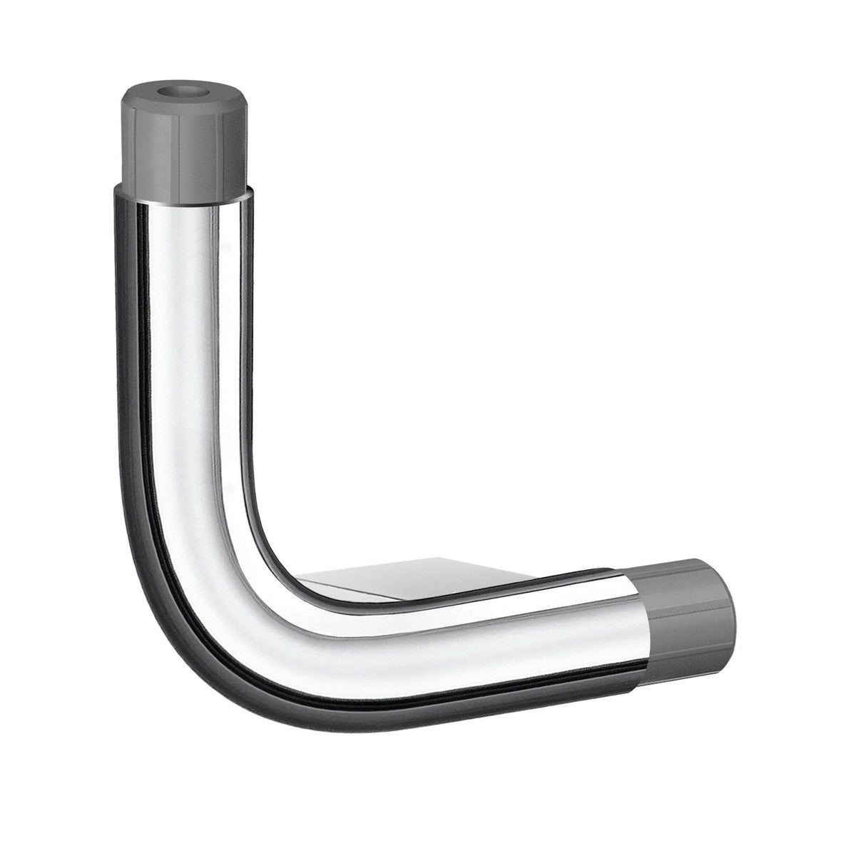 LIVING L-Verbinder links Haltegriffsystem verchromt