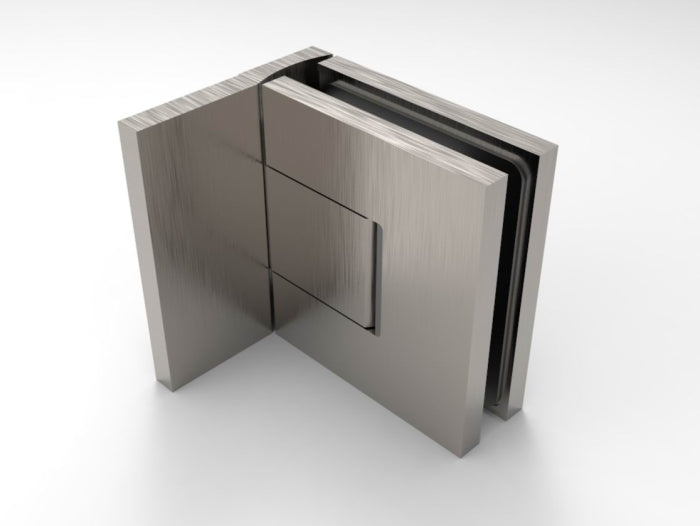 Bellagio Pendeltürband 90° Glas-Wand – 8/10 mm ESG, 50 kg, einstellbar – Art.Nr. BEL344