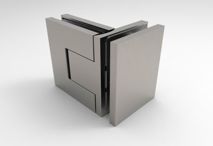 Bellagio Pendeltürband 90° Glas-Glas – 8/10 mm ESG, 50 kg, einstellbar – Art.Nr. BEL392