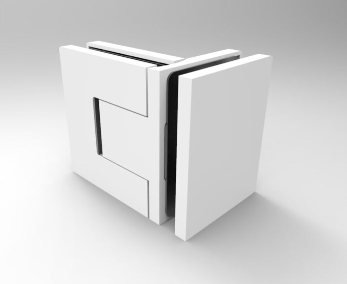 Bellagio Pendeltürband 90° Glas-Glas – 8/10 mm ESG, 50 kg, einstellbar – Art.Nr. BEL392