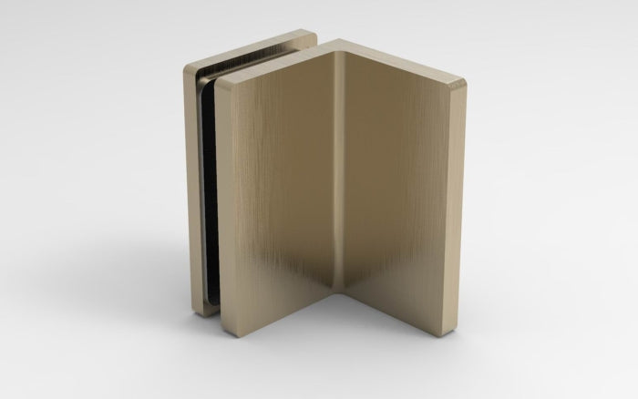 Bellagio Winkelverbinder Glas-Wand 90°, BEL90S, verschiedene Farben