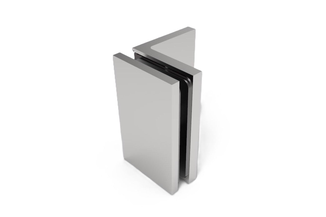 Bellagio Winkelverbinder Glas-Wand 90° BEL90S – Messing, 11 Oberflächen