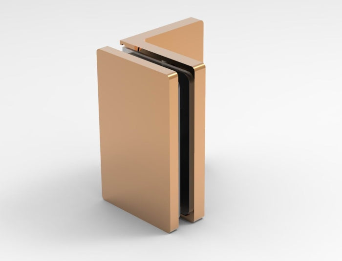 Bellagio Winkelverbinder Glas-Wand 90°, BEL90S, verschiedene Farben