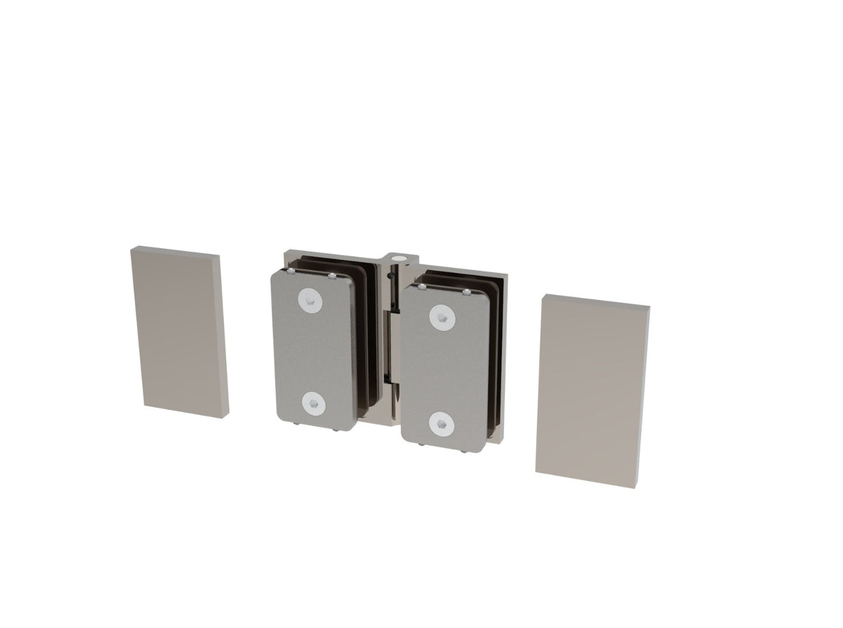 Anschlagband 180° Glas-Glas, Seitenansicht 2