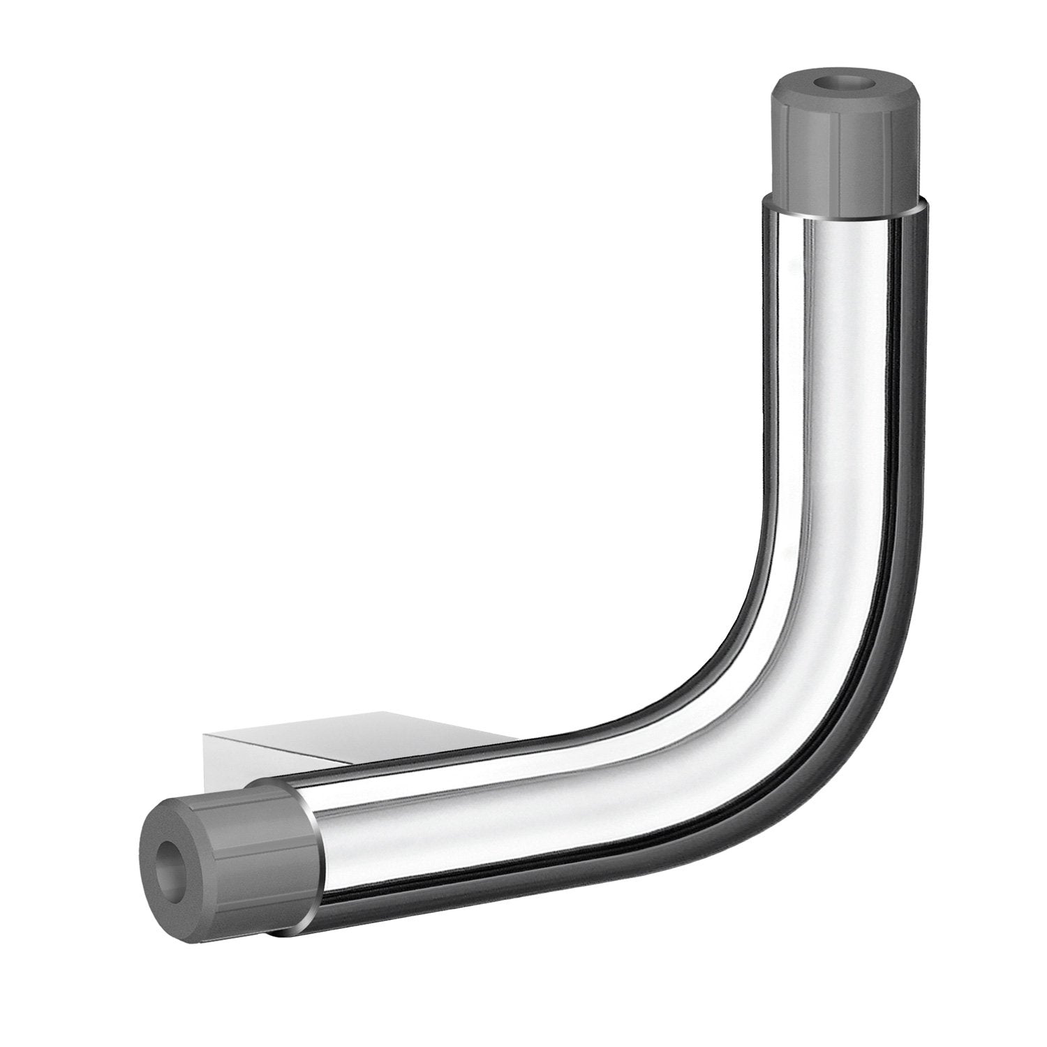 LIVING L-Verbinder rechts Haltegriffsystem verchromt