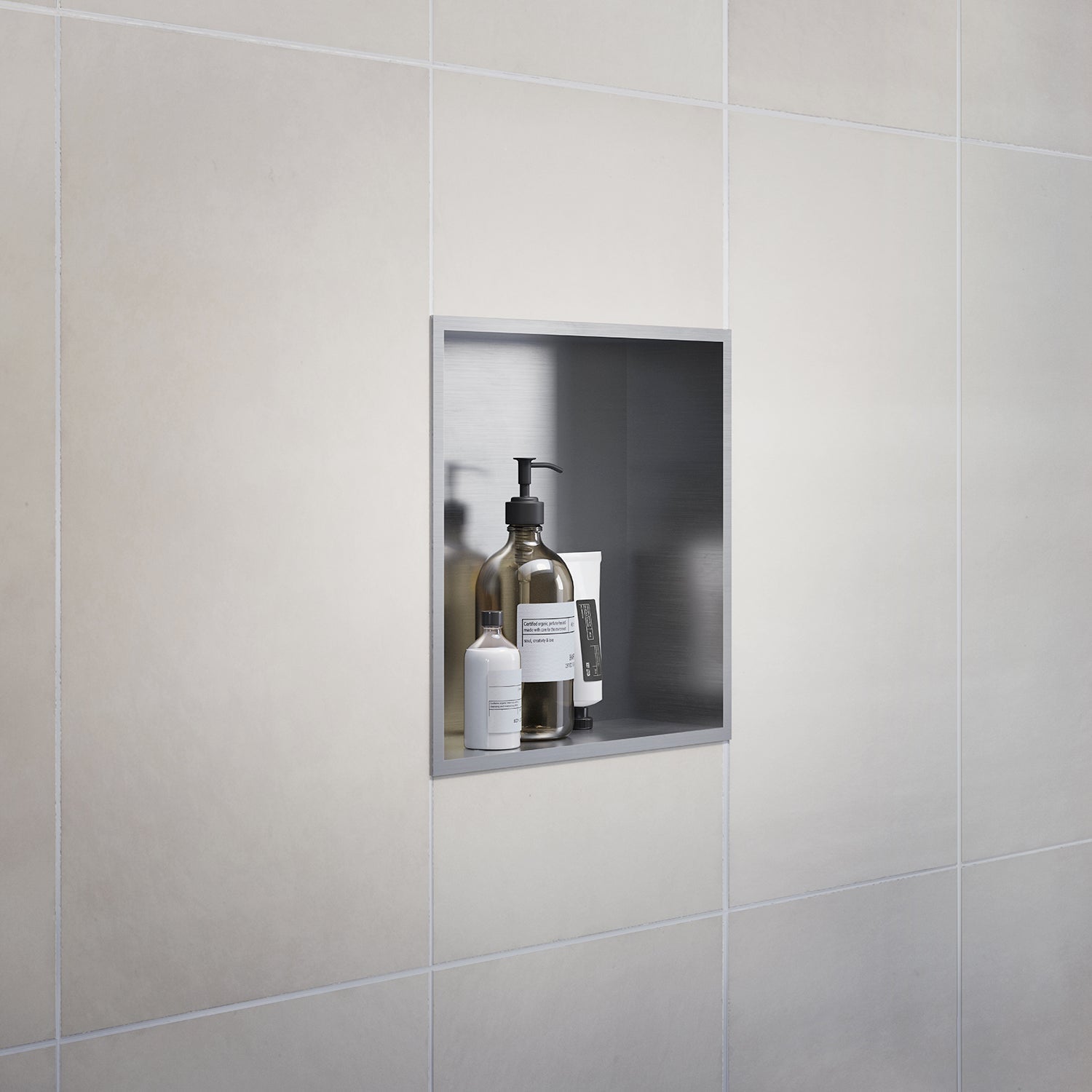 Smedbo Sideline Wandnische 300 mm Edelstahl Lifestyle