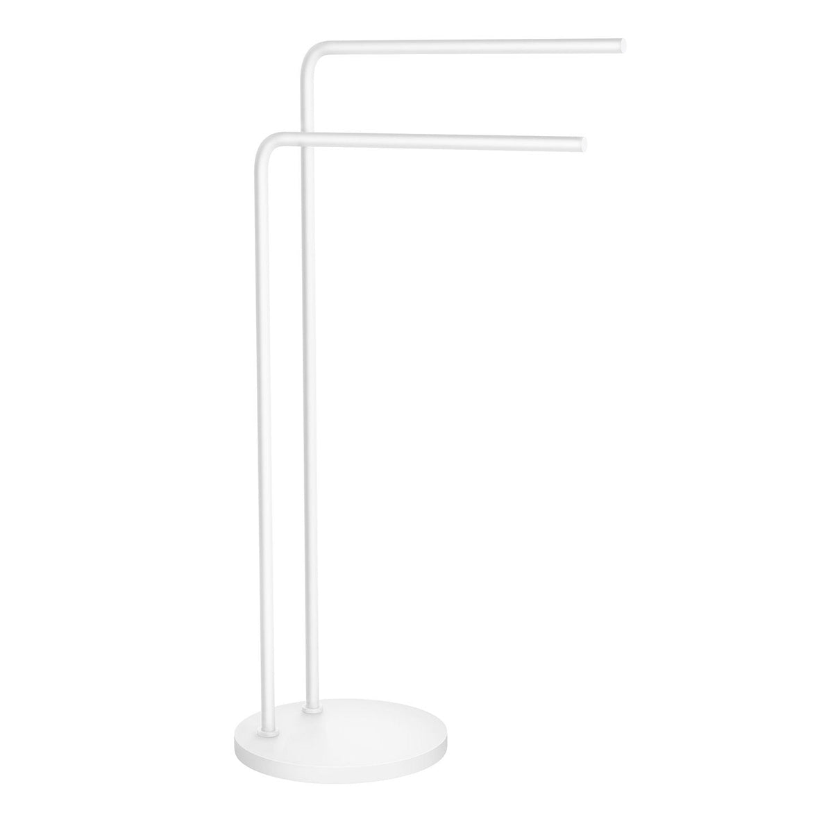 Badetuchhalter Standmodell zweiarmig Weiß