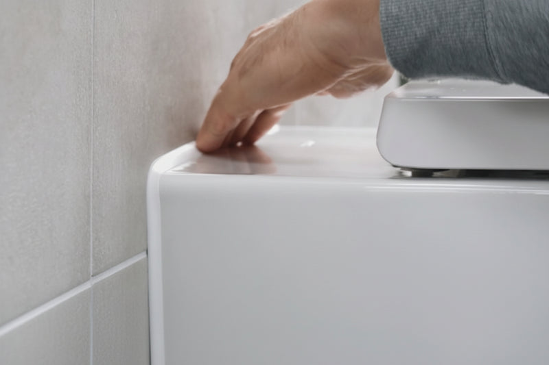 Fertigfuge – perfekte Silikonfuge ohne Werkzeug für Waschbecken, WC und Wannenrand