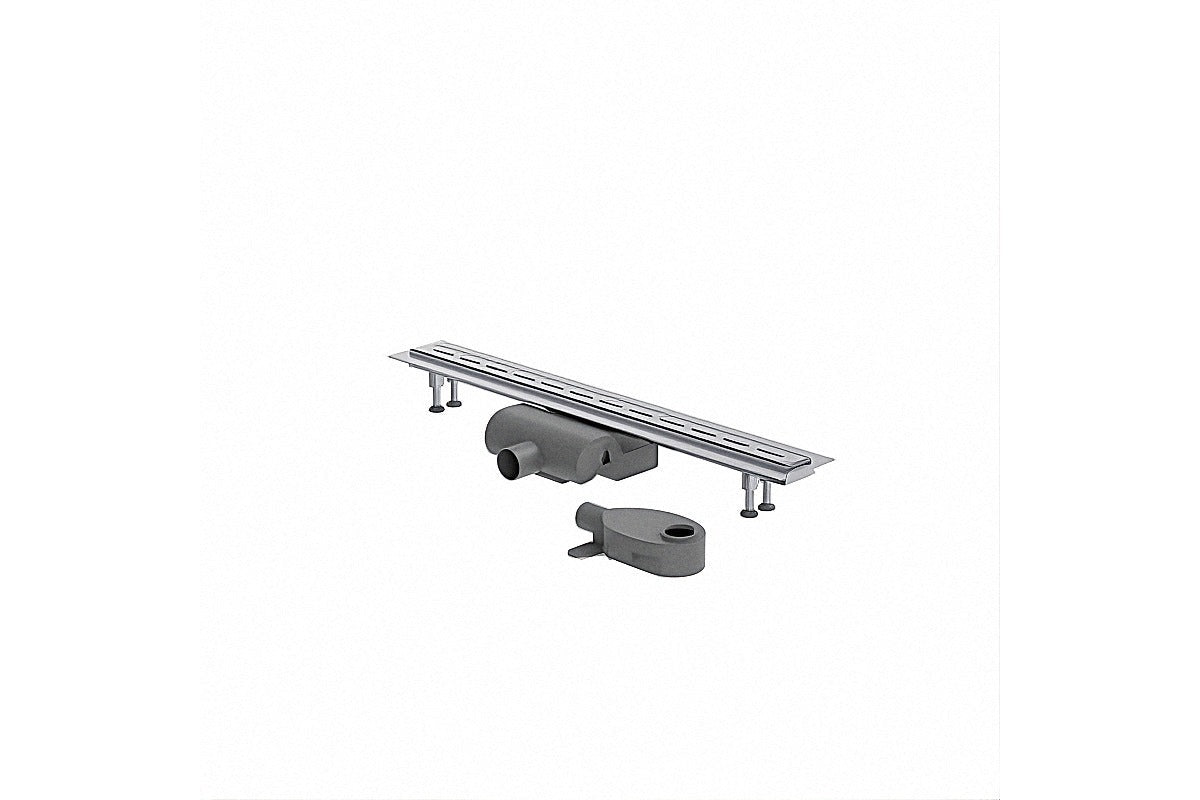 Vigour V2 Duschrinne Kunststoff 700 mm mit Wenderost V2GKK70WR