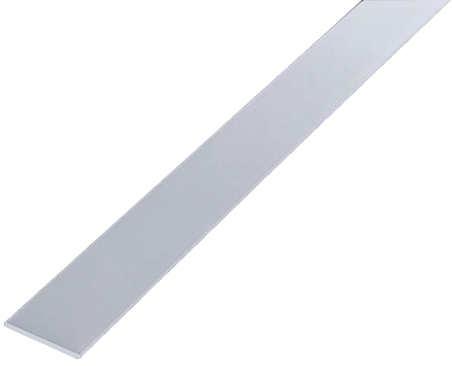 Loft-Flachprofil Aluminium 19 mm, 2,4 m, Hell eloxiert, Art.Nr. EUFB19A