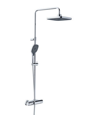 Vigour V3 Duschsystem V3DS260E Kopfbrause 260 mm edge verchromt