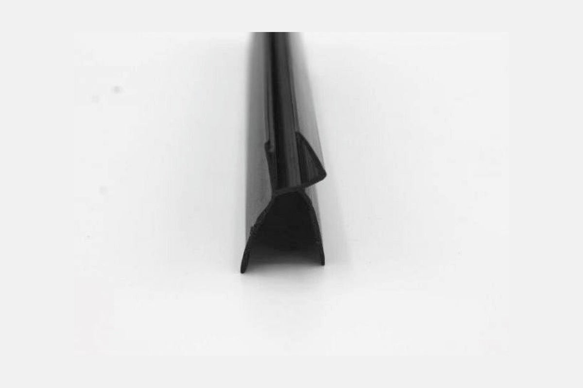 Schwarze Duschdichtung – lange Lippe, 17–18 mm Spalt, Art.Nr. 5103-B