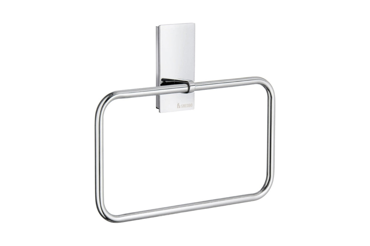 Smedbo POOL Handtuchring, Chrom poliert