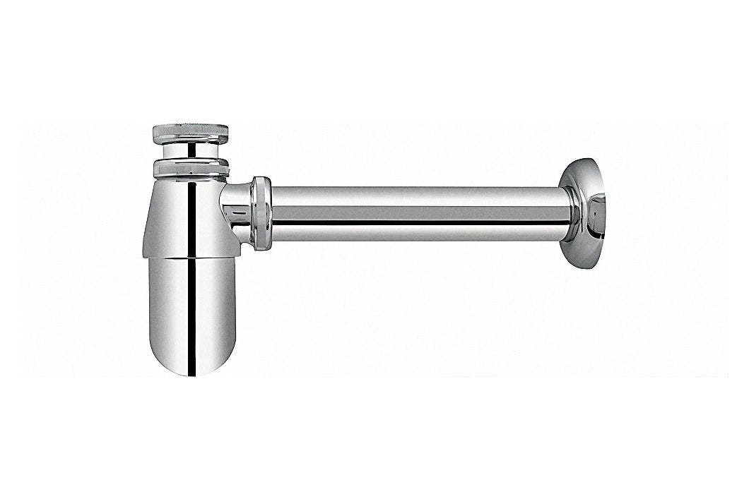 FORMAT Flaschensiphon Waschtisch Messing verchromt